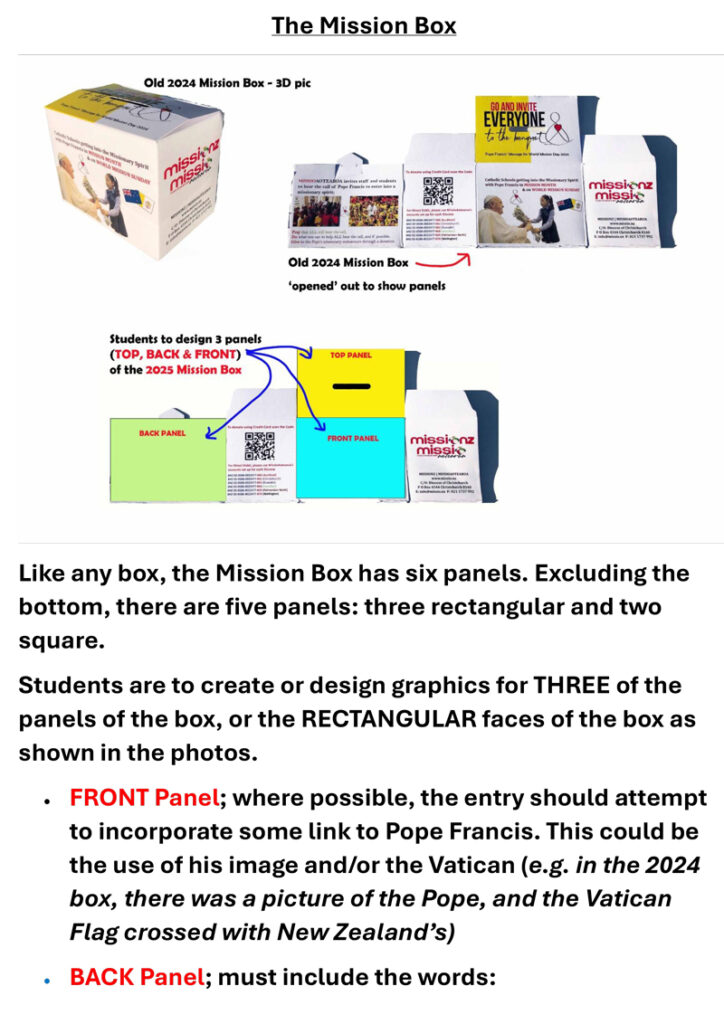 Designing the 2025 Mission Box Contest | MissioAotearoa & MissioNZ